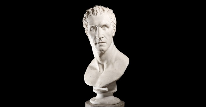 Antonio Canova Autoritratto, 1812 Gesso, 89x47x39 cm Roma, Museo di Roma Foto di Alfredo Valeriani Antonio Canova Autoritratto, 1812 Gesso, 89x47x39 cm Roma, Museo di Roma Foto di Alfredo Valeriani
