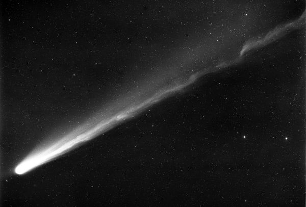 Un'immagine della cometa Kohoutek, che nel 1974 ben interpretò il ruolo di cometa di Natale.  